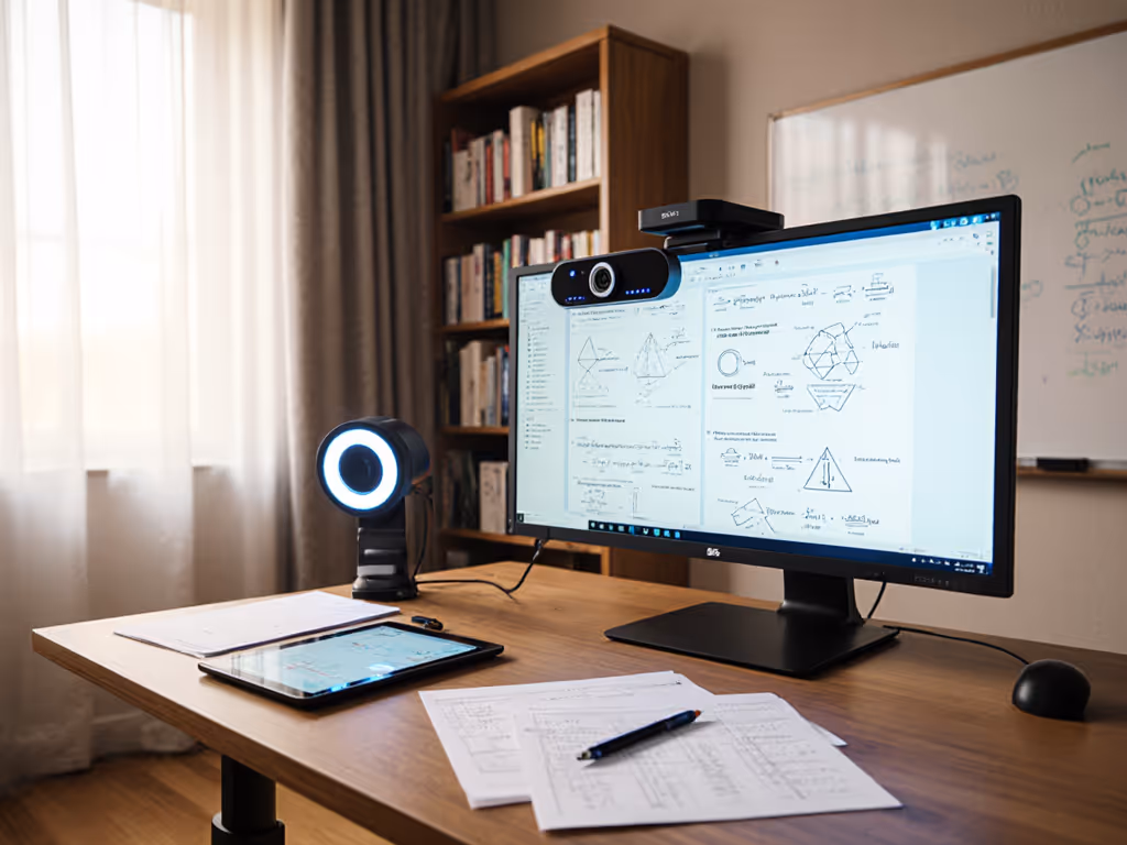 Educator Webcam Setup: Crisp Document Sharing Tested