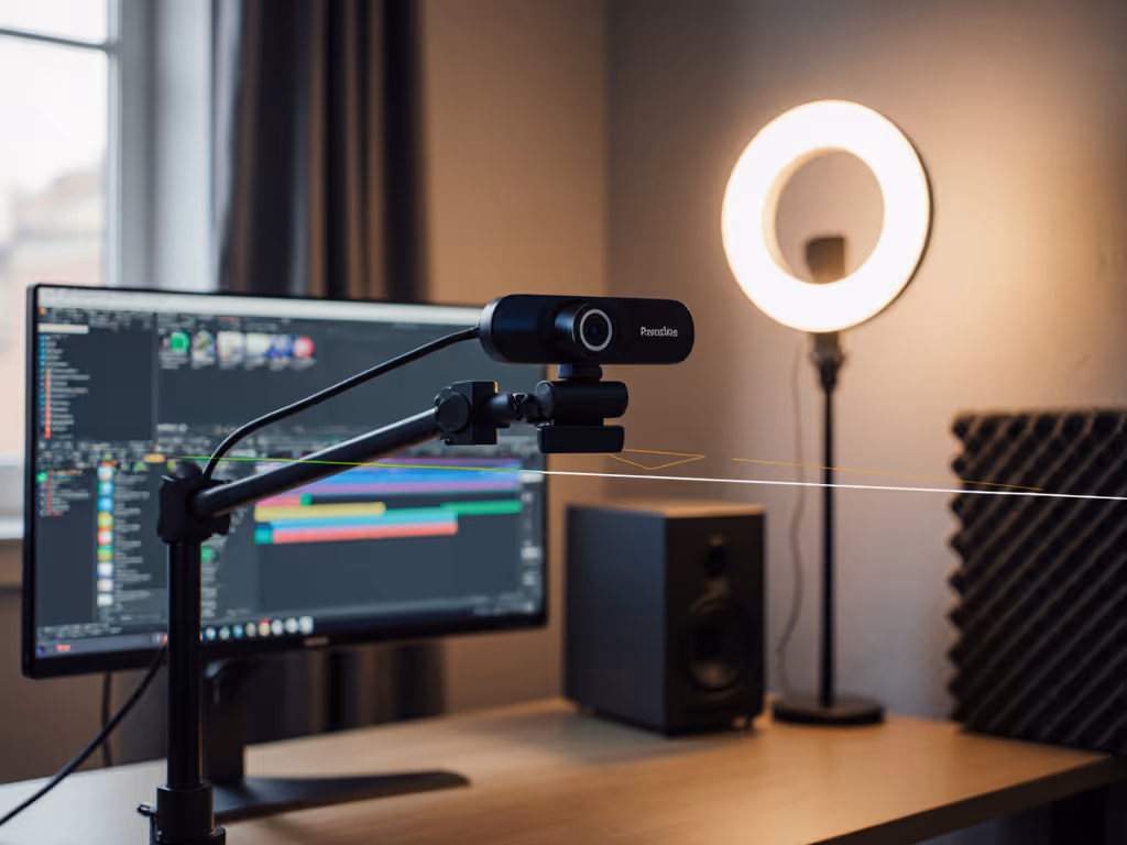 Optimal Webcam Positioning: Eye-Level Setup Made Simple