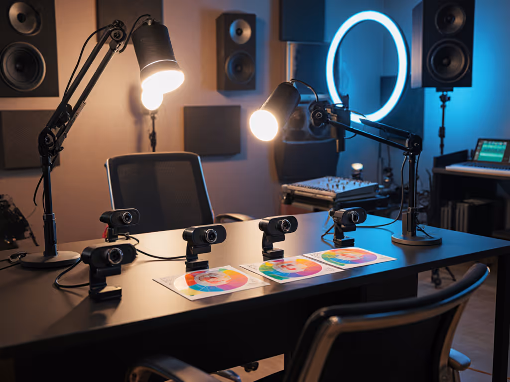 Podcast Webcam Comparison: Truthful Skin Tones & Multi-Host FOV