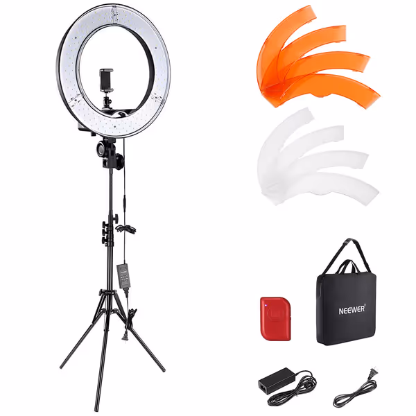 NEEWER 18inch 55W Ring Light Kit